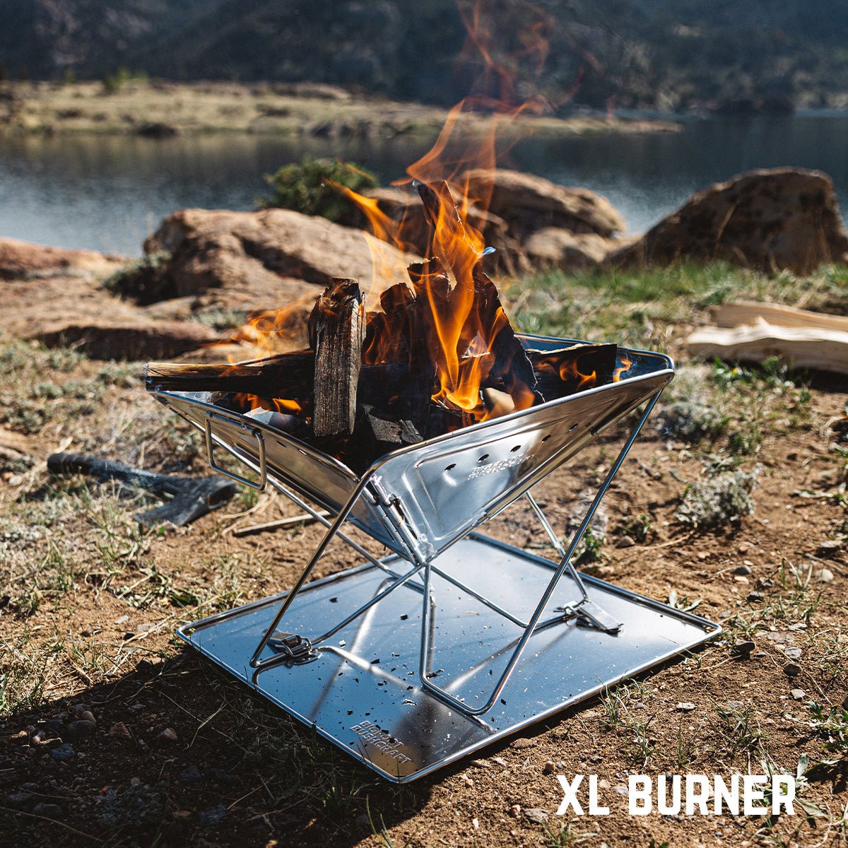 Portable Folding Charcoal Grill – Compact Stainless Steel BBQ for Camping & Backpacking