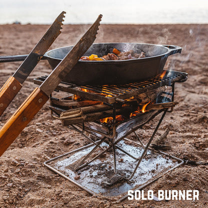 Portable Folding Charcoal Grill – Compact Stainless Steel BBQ for Camping & Backpacking